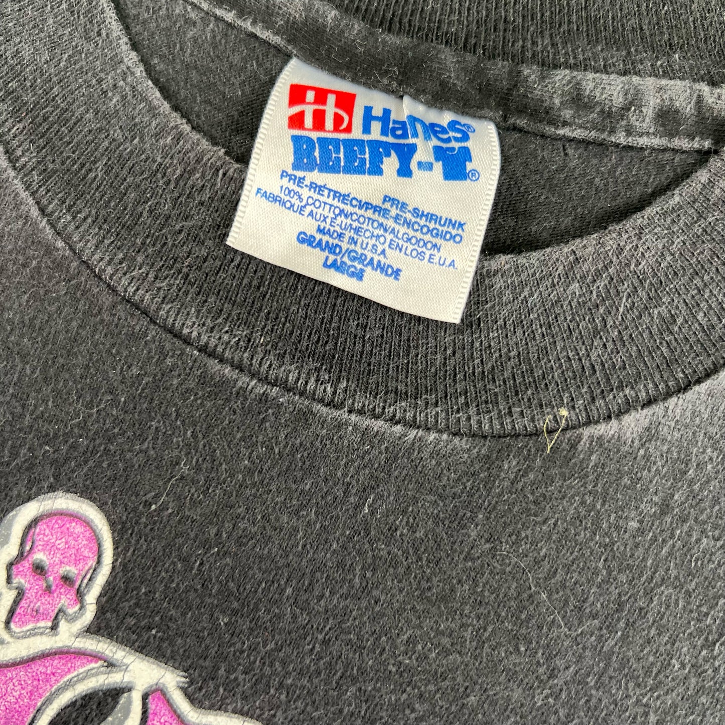 90s Dick Dale Skull Tee- L