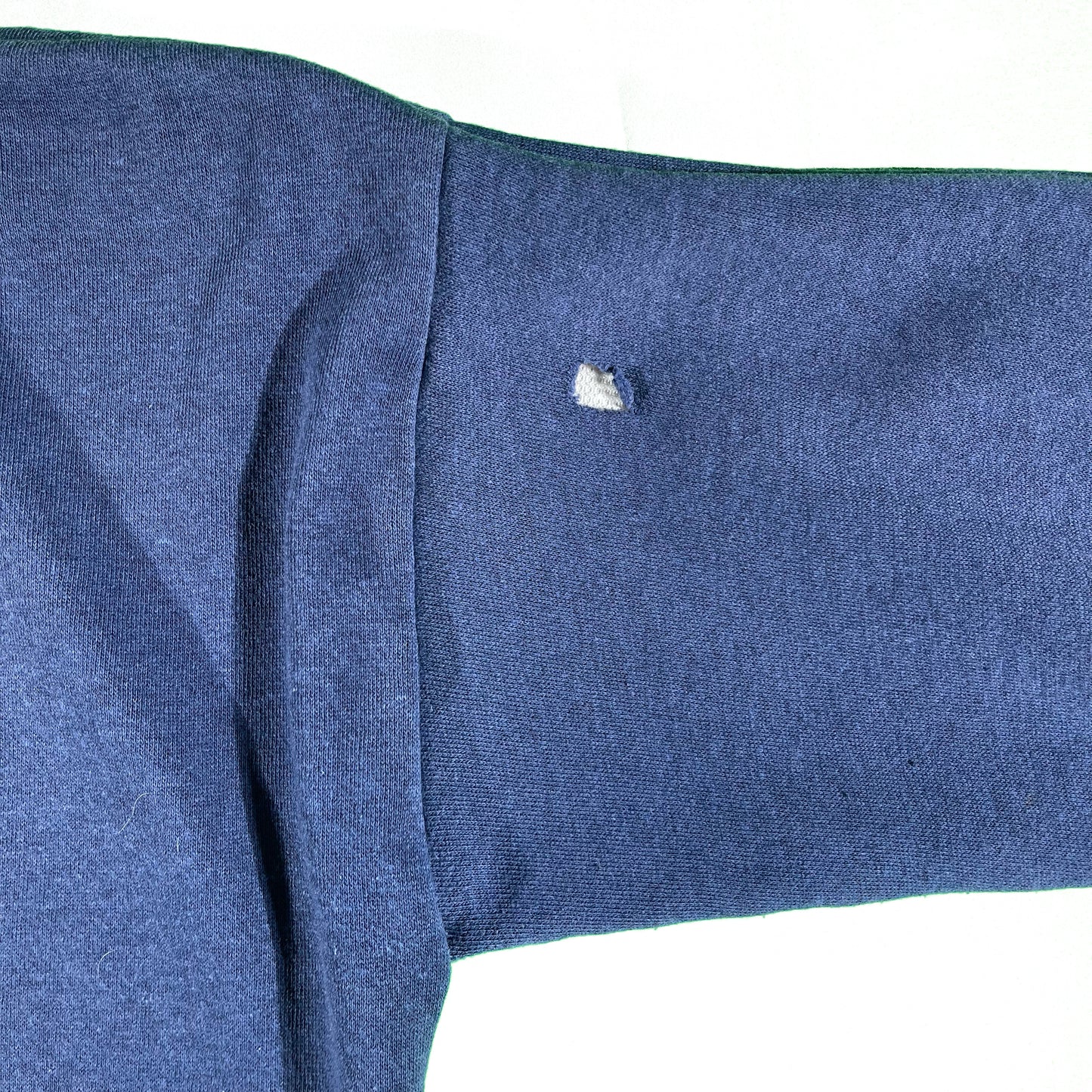 70s Sun Faded Boxy Waffle Lined Hoodie- L