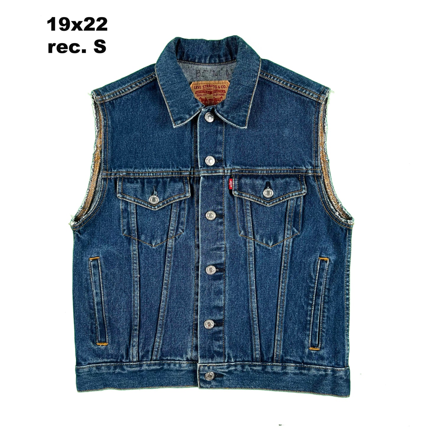 80s/90s Levi's Type 3 Denim Trucker Vests- SELECT VEST