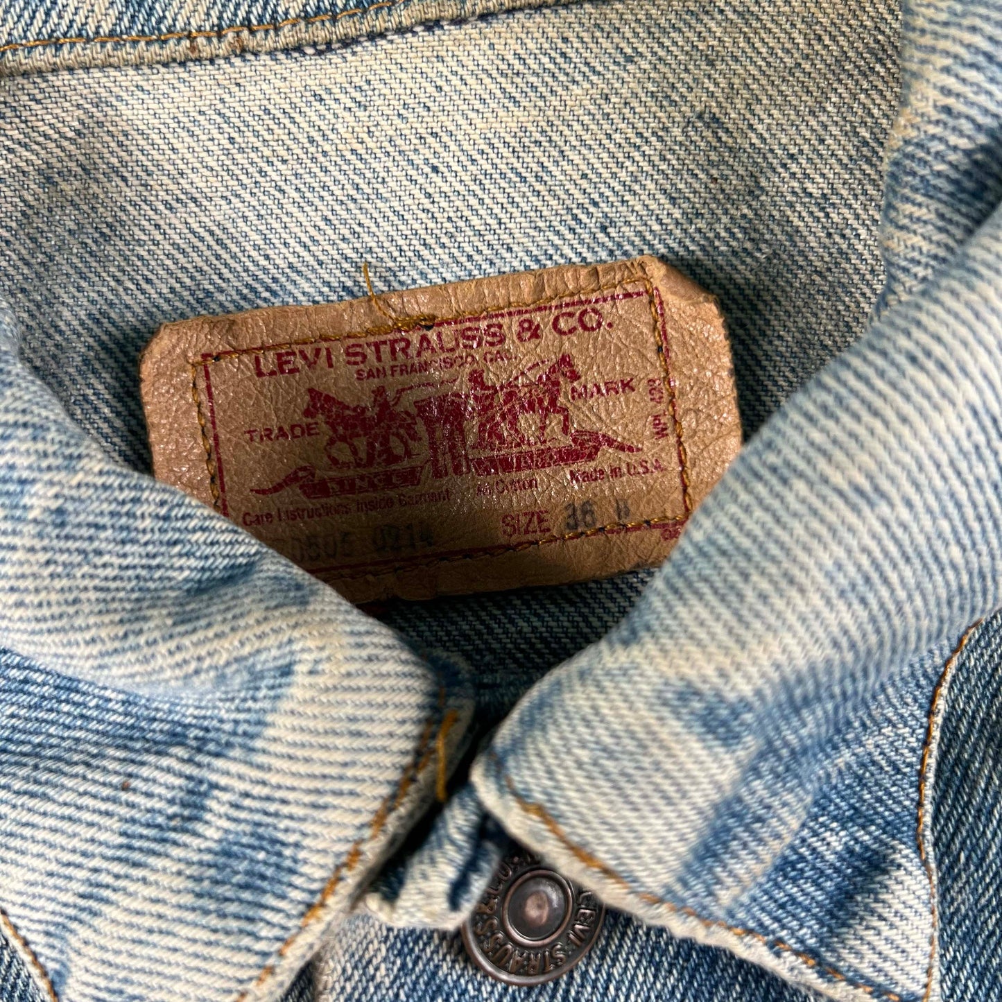 80s/90s Levi's Type 3 Denim Trucker Vests- SELECT VEST