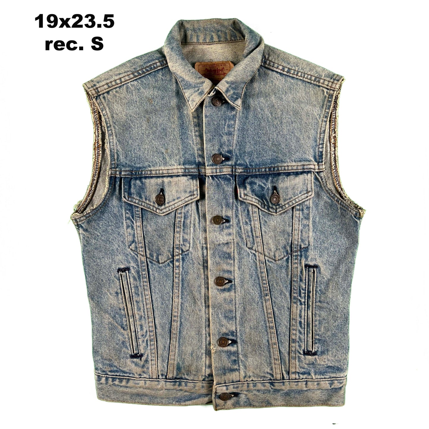 80s/90s Levi's Type 3 Denim Trucker Vests- SELECT VEST