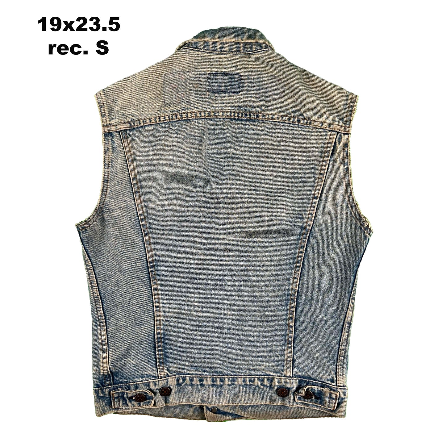 80s/90s Levi's Type 3 Denim Trucker Vests- SELECT VEST