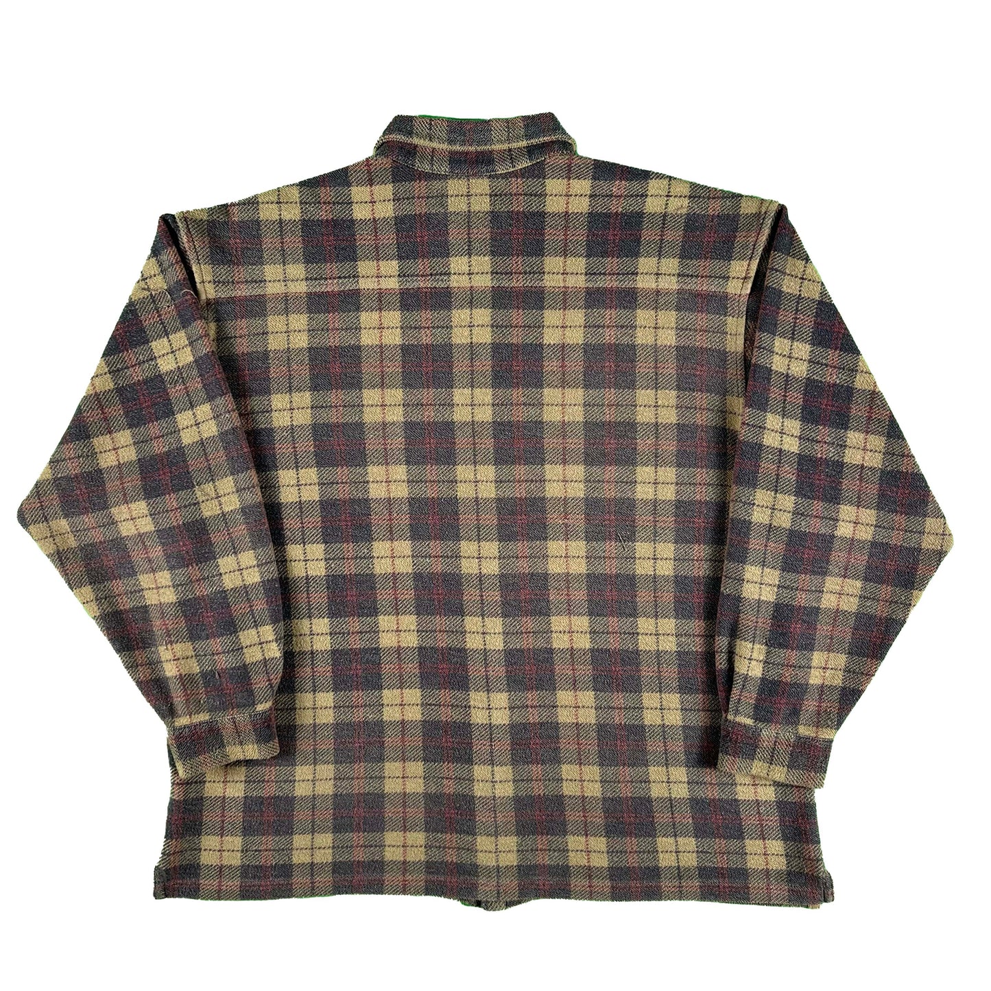 00s Eddie Bauer Plaid Shacket- L