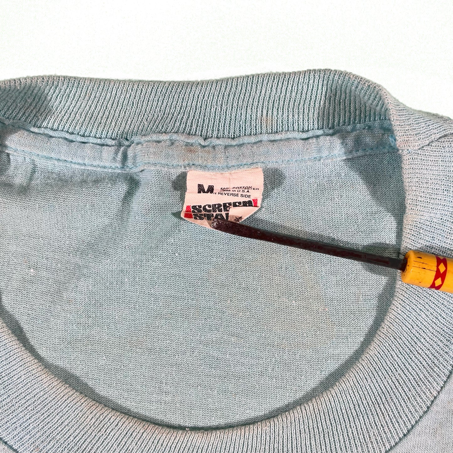 80s 'Shit Happens' Script Tee- M