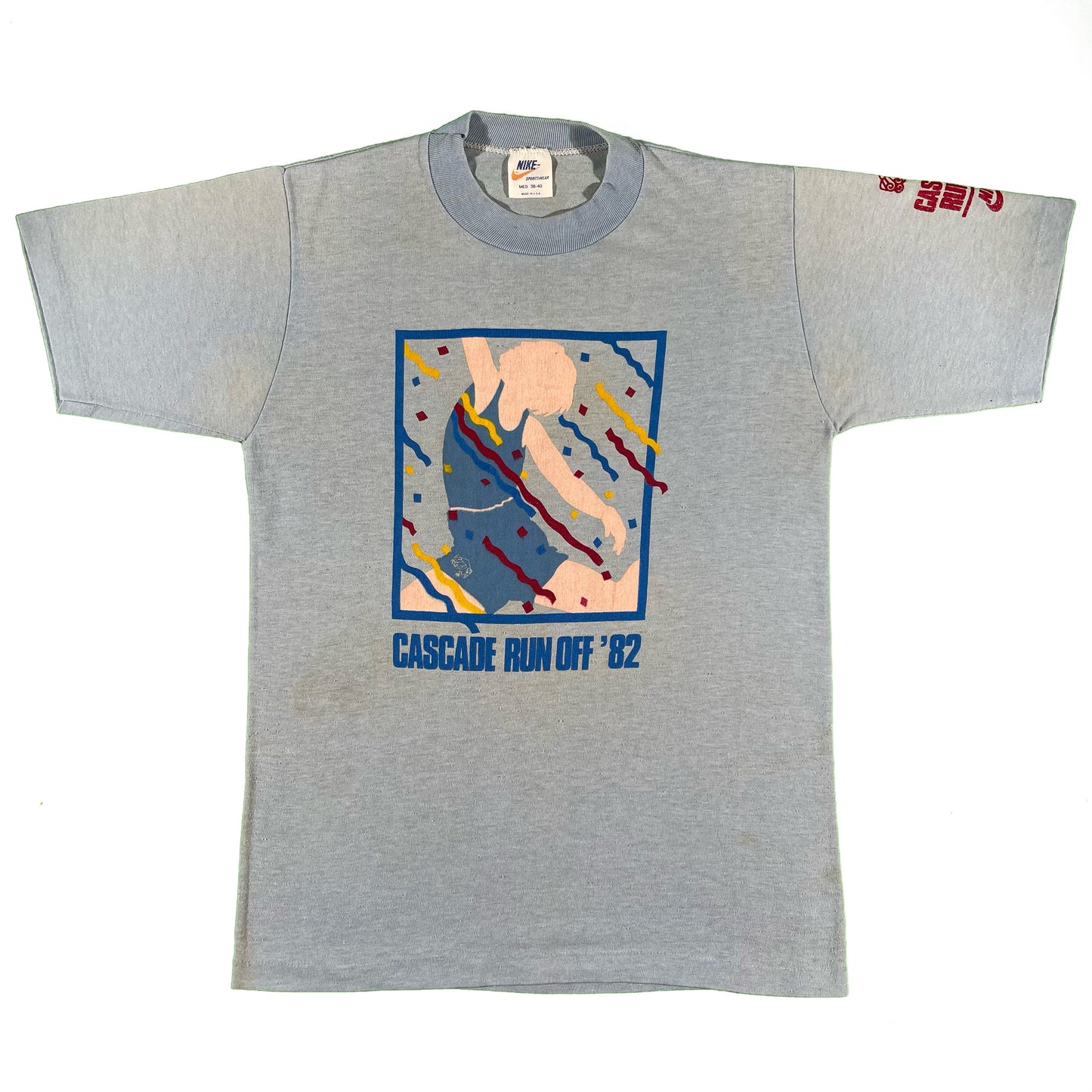 80s Nike 'Cascade Run Off' Tee- S