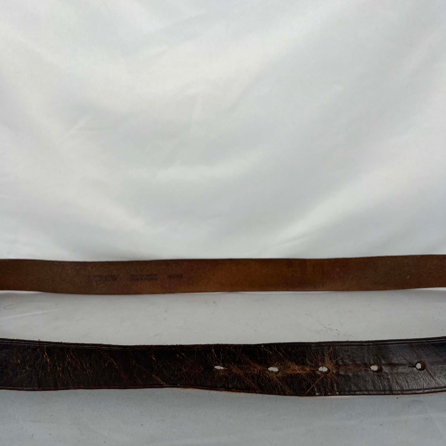 00s J.Crew Made in England Brown Leather Belt- 32"-36"