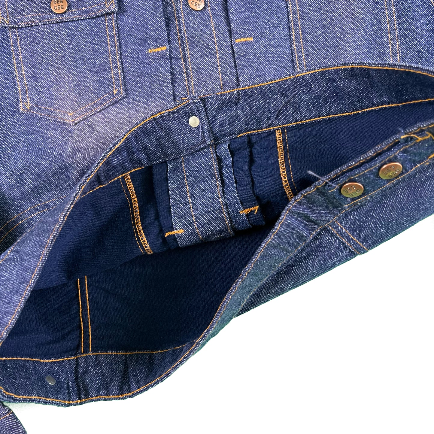 70s Dee Cee Faded Denim Trucker Jacket- S