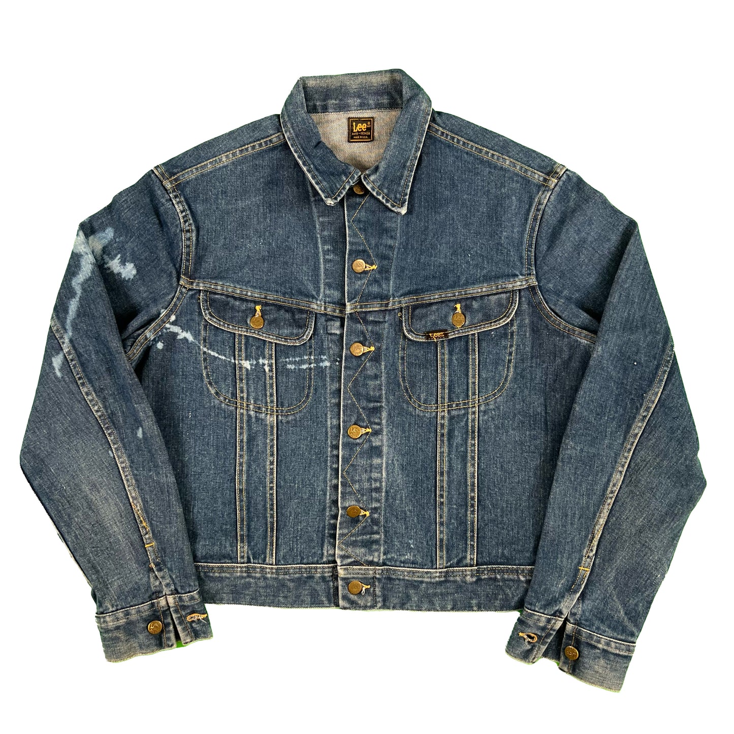 70s Boxy Lee Denim Trucker Jacket- XL