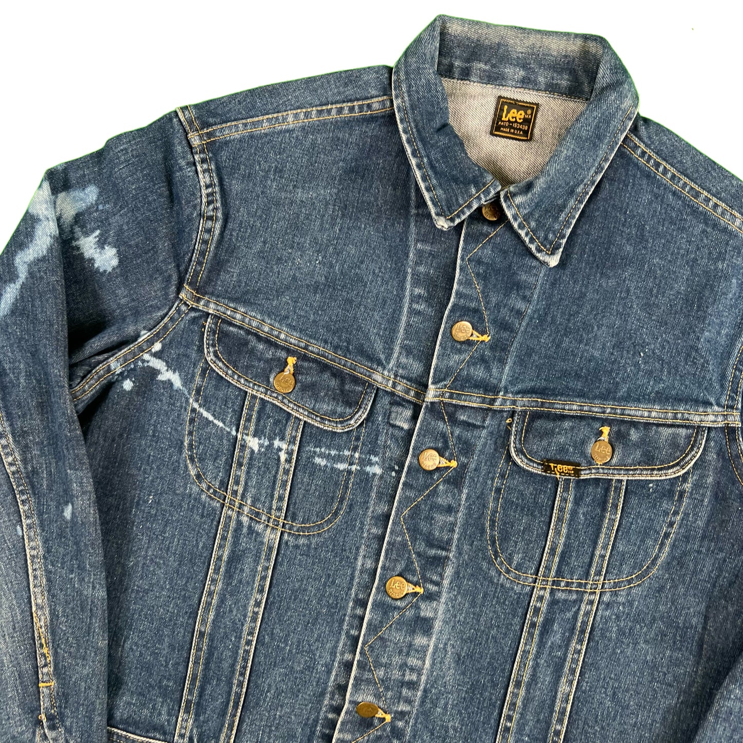 70s Boxy Lee Denim Trucker Jacket- XL