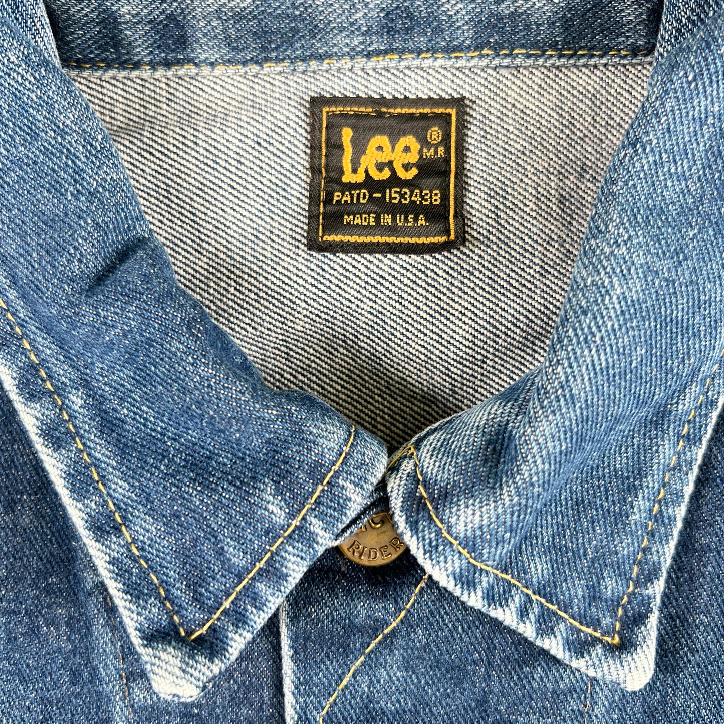 70s Boxy Lee Denim Trucker Jacket- XL