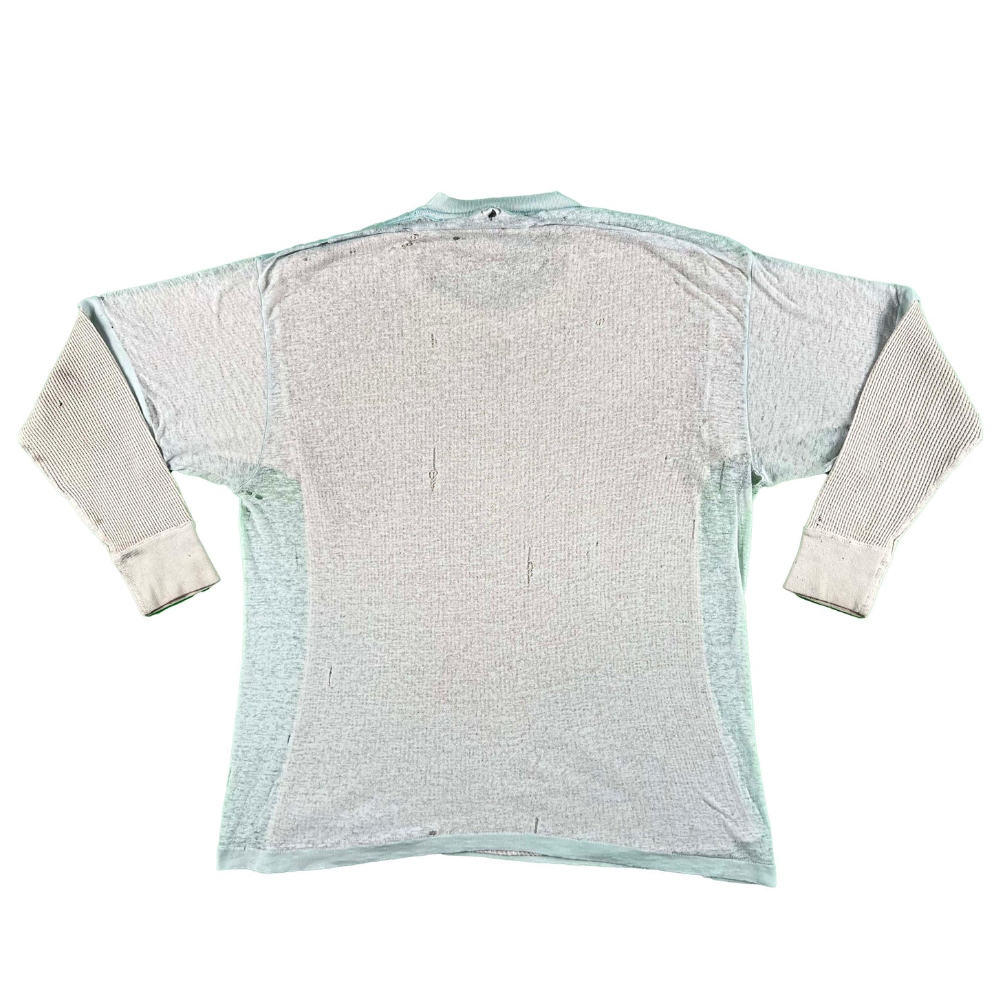 80s Paper Thin Sharks Tee & Thermal- L