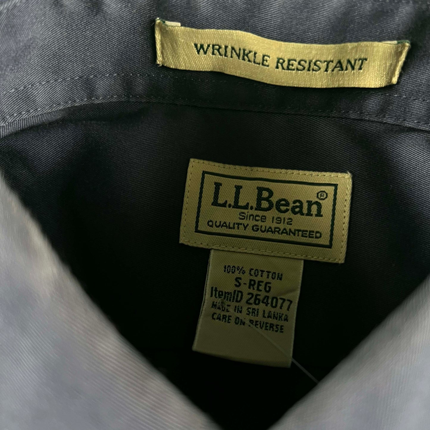 L.L. Bean 100% Cotton Button Up Shirt- S