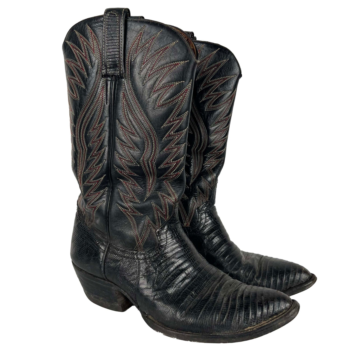 90s Lizard Skin Cowboy Boots- 8.5 M's, 10 W's