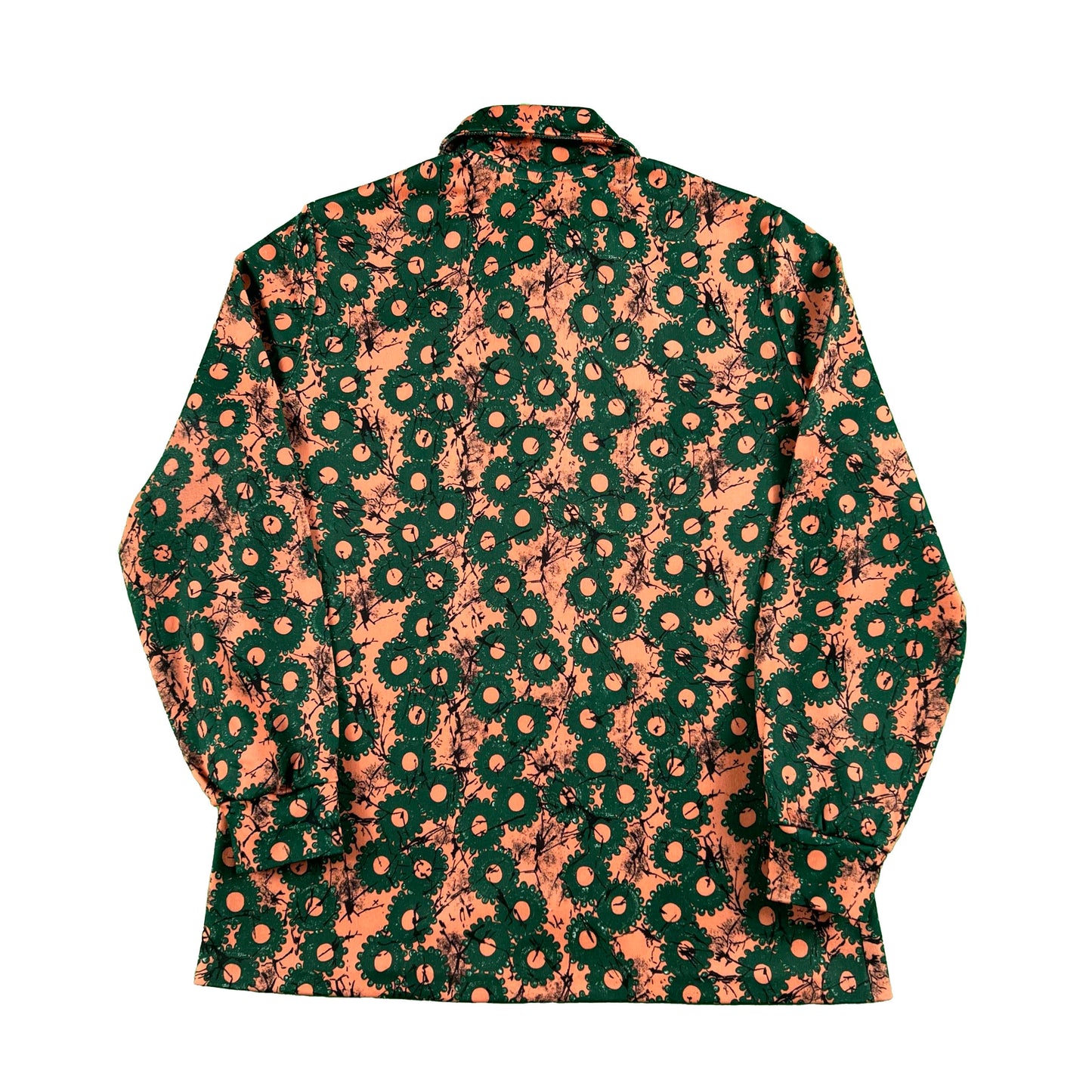 70s 'devon' Funky Abstract Print Shirt- S