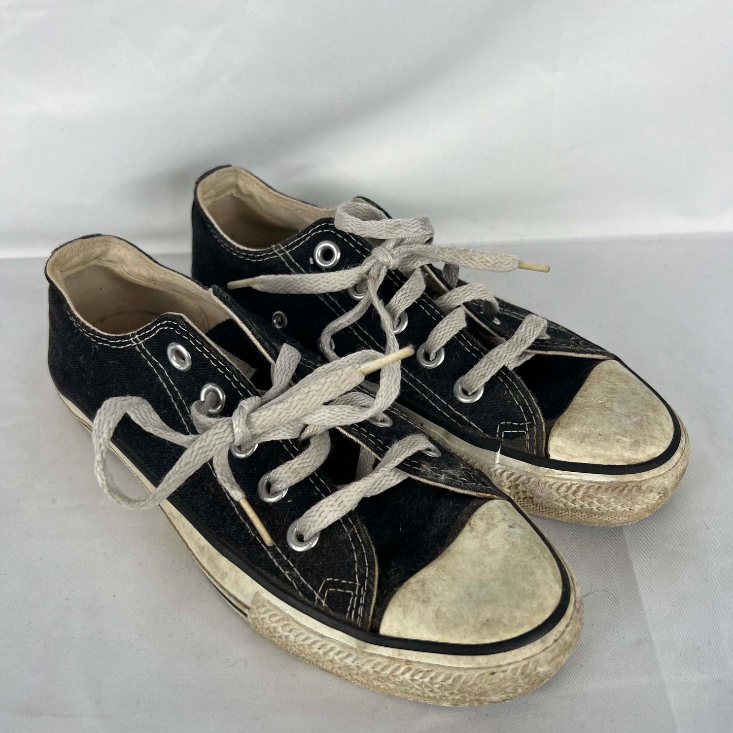 80s Made in USA Black Converse- M's 3.5, W's 5