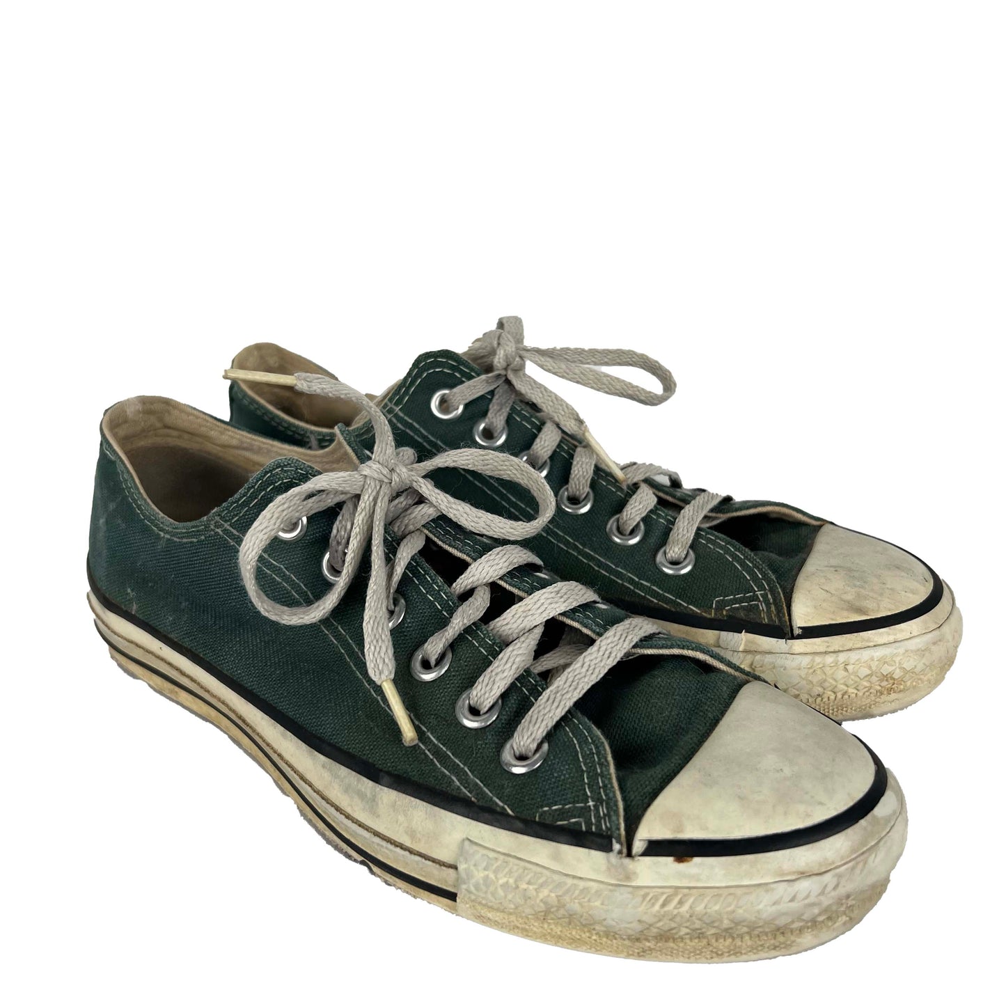 80s Forest Green Made in USA Converse- M's 5.5, W's 7