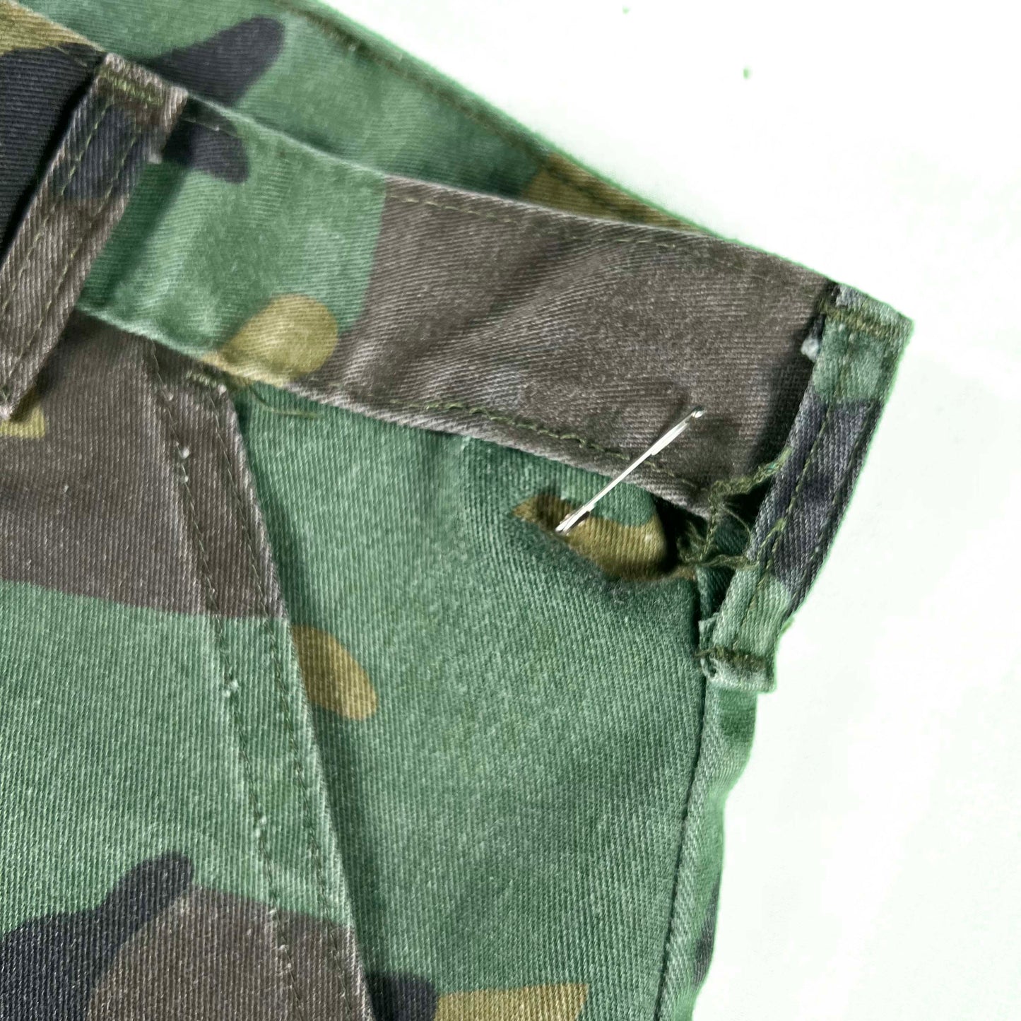 70s Camo Fatigue Cargo Pants- 30x32.5