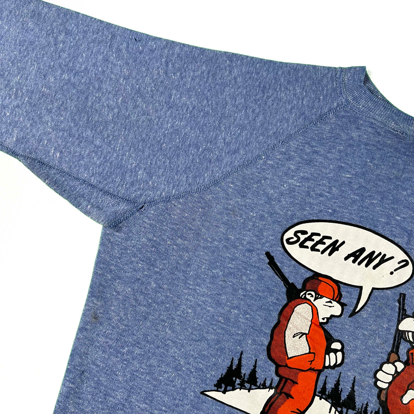 70s 'Seen Any?' Hunting Sweatshirt- M