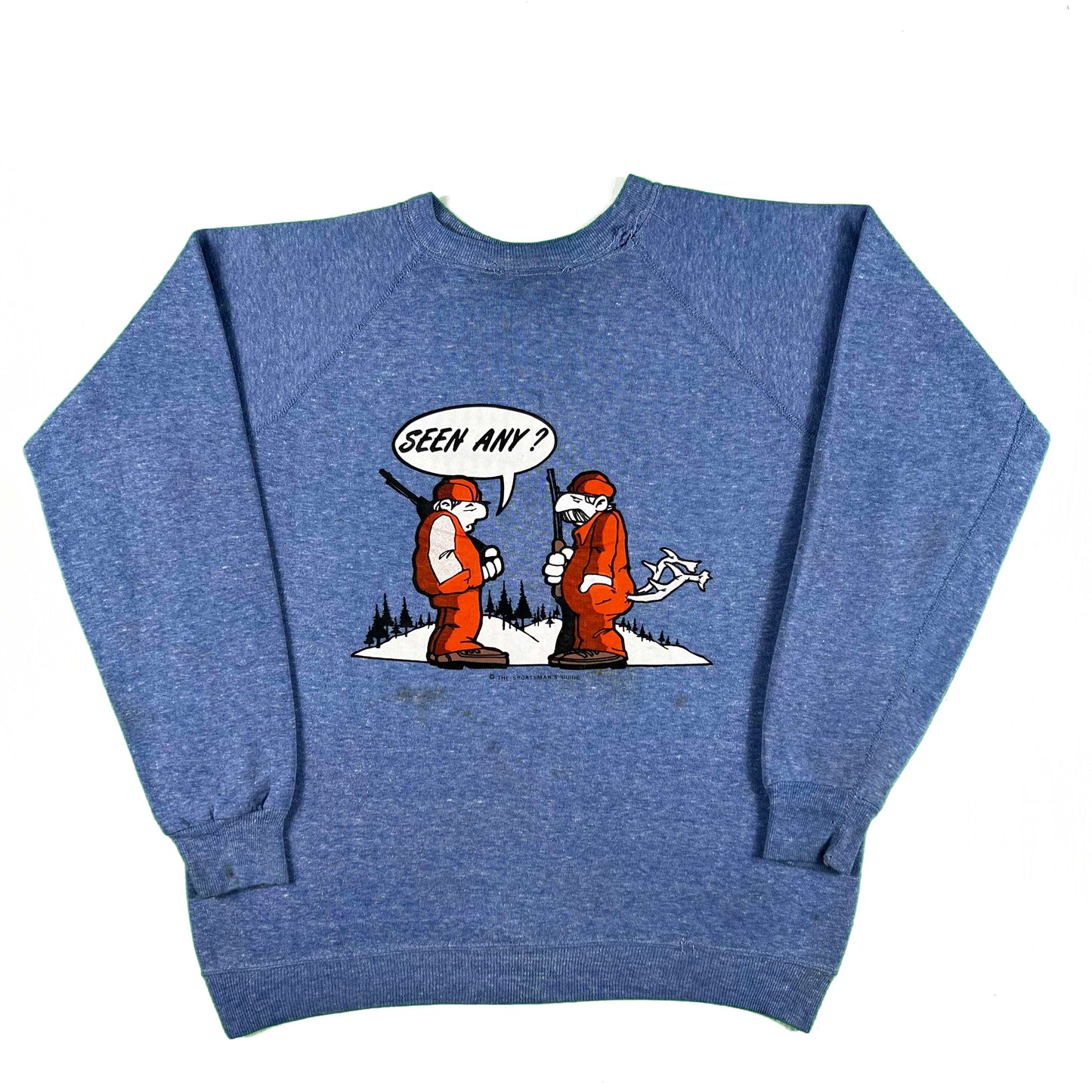 70s 'Seen Any?' Hunting Sweatshirt- M