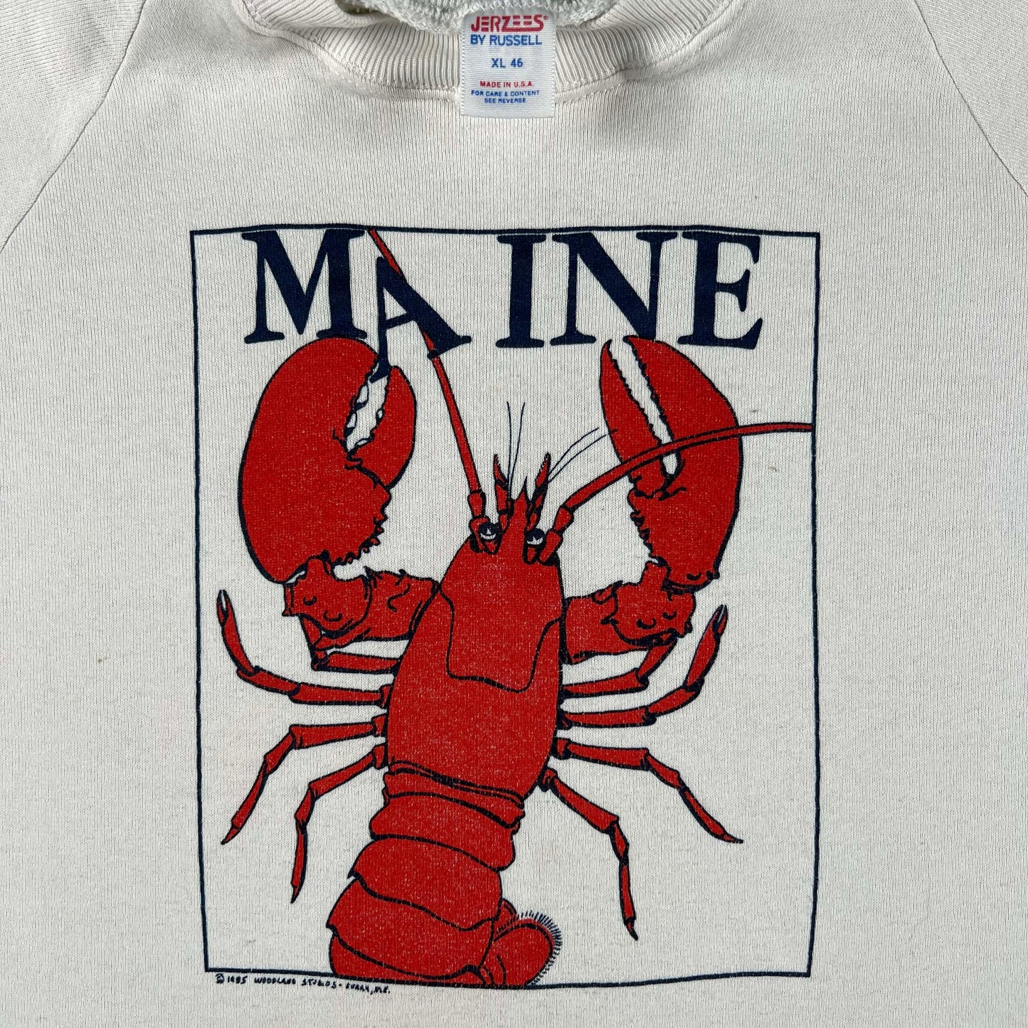 80s Maine Lobster Sweatshirt- L