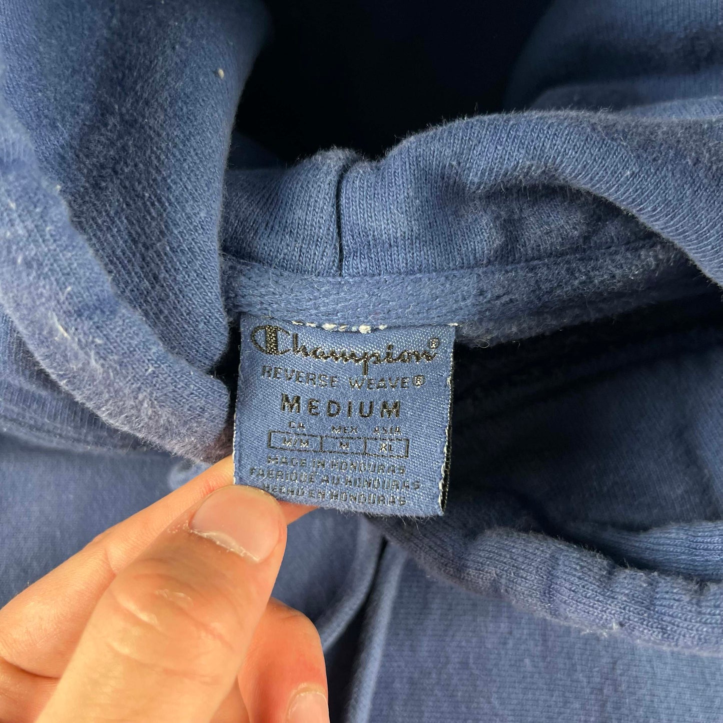 Overdyed Snoopy Champion Reverse Weave Hoodie- M