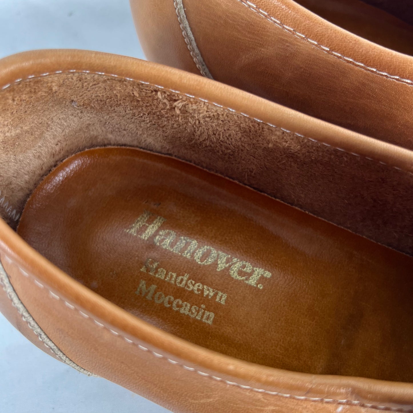 80s Caramel Tan Moccasin Loafers- M's 10, W's 11.5