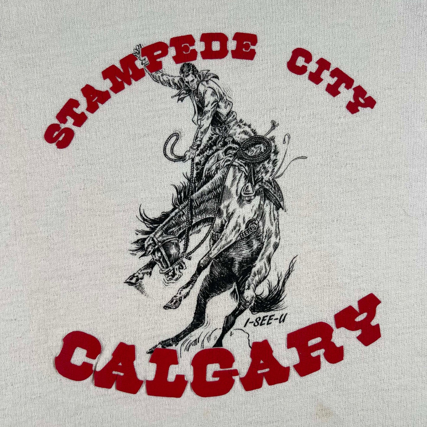 70s Stampede City Calgarly Sweatshirt- M