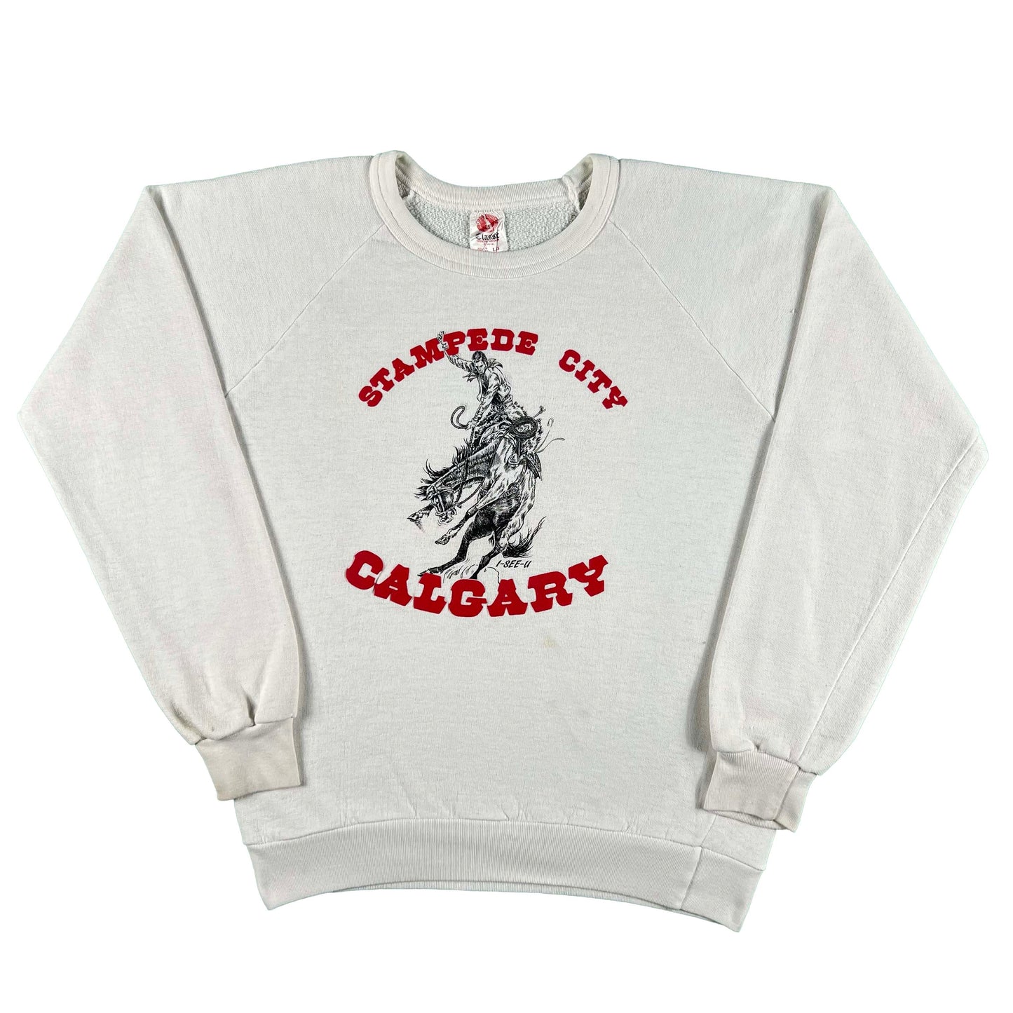 70s Stampede City Calgarly Sweatshirt- M