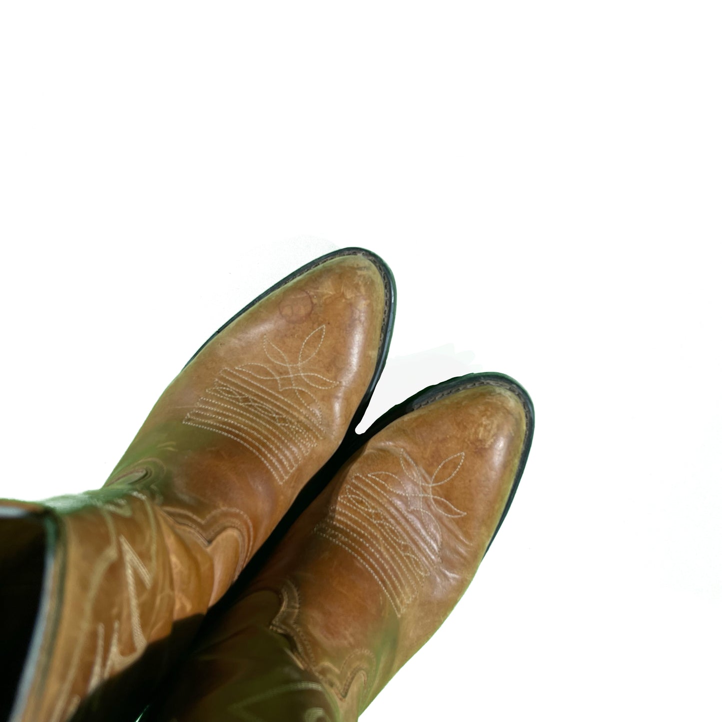 90s Dark Tan Durango Cowboy Boots- 9.5 M's, 11 W's