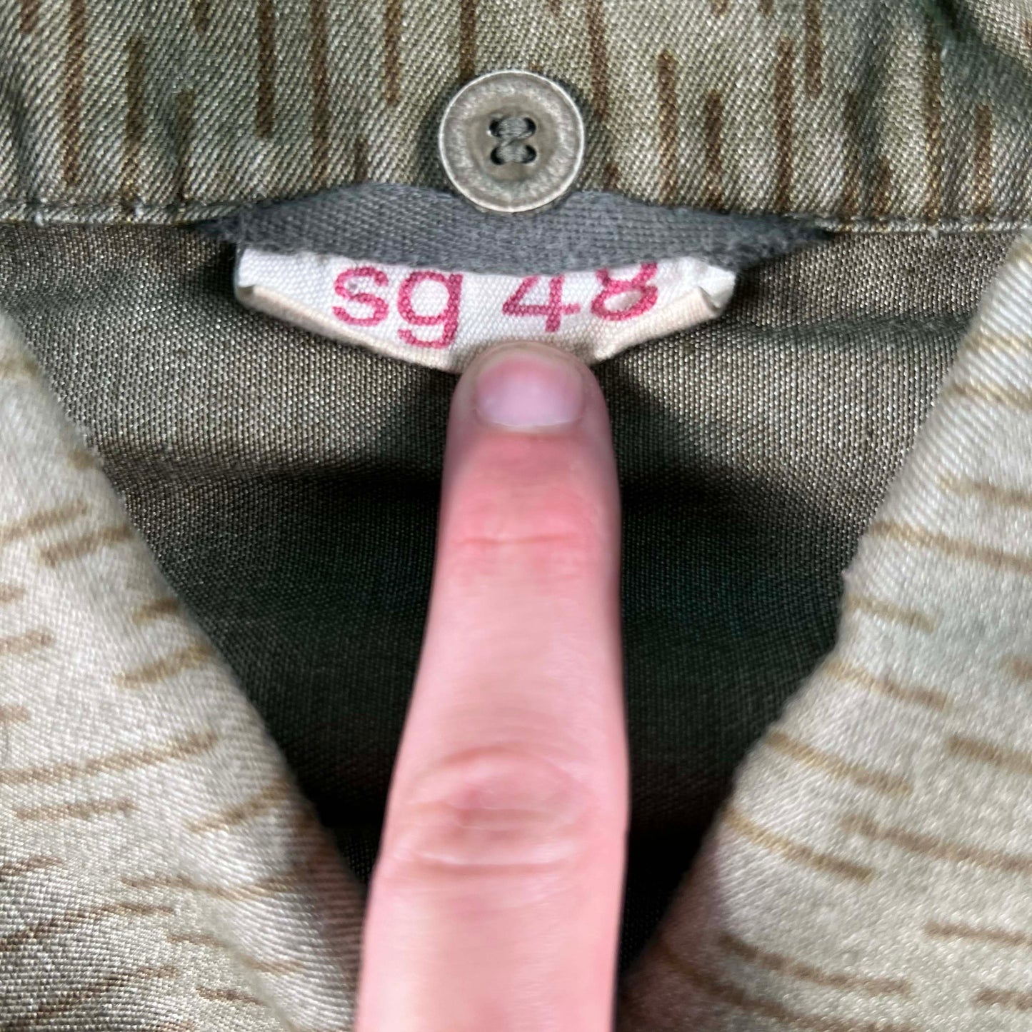 60s/70s East German Raindrop Camo Jacket- L