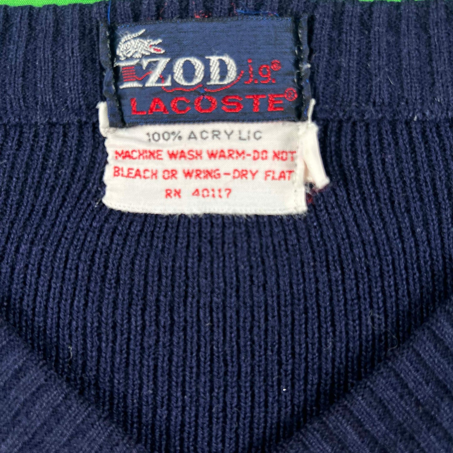 70s Izod Lacoste Sweater- XS