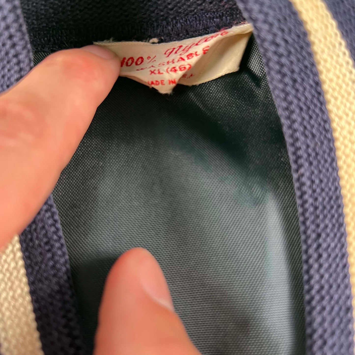 60s/70s Boxy Nylon Jacket- XL