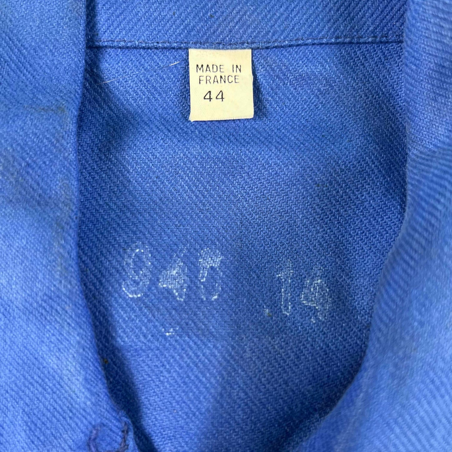 90s French Zip Up Work Jacket- M/L