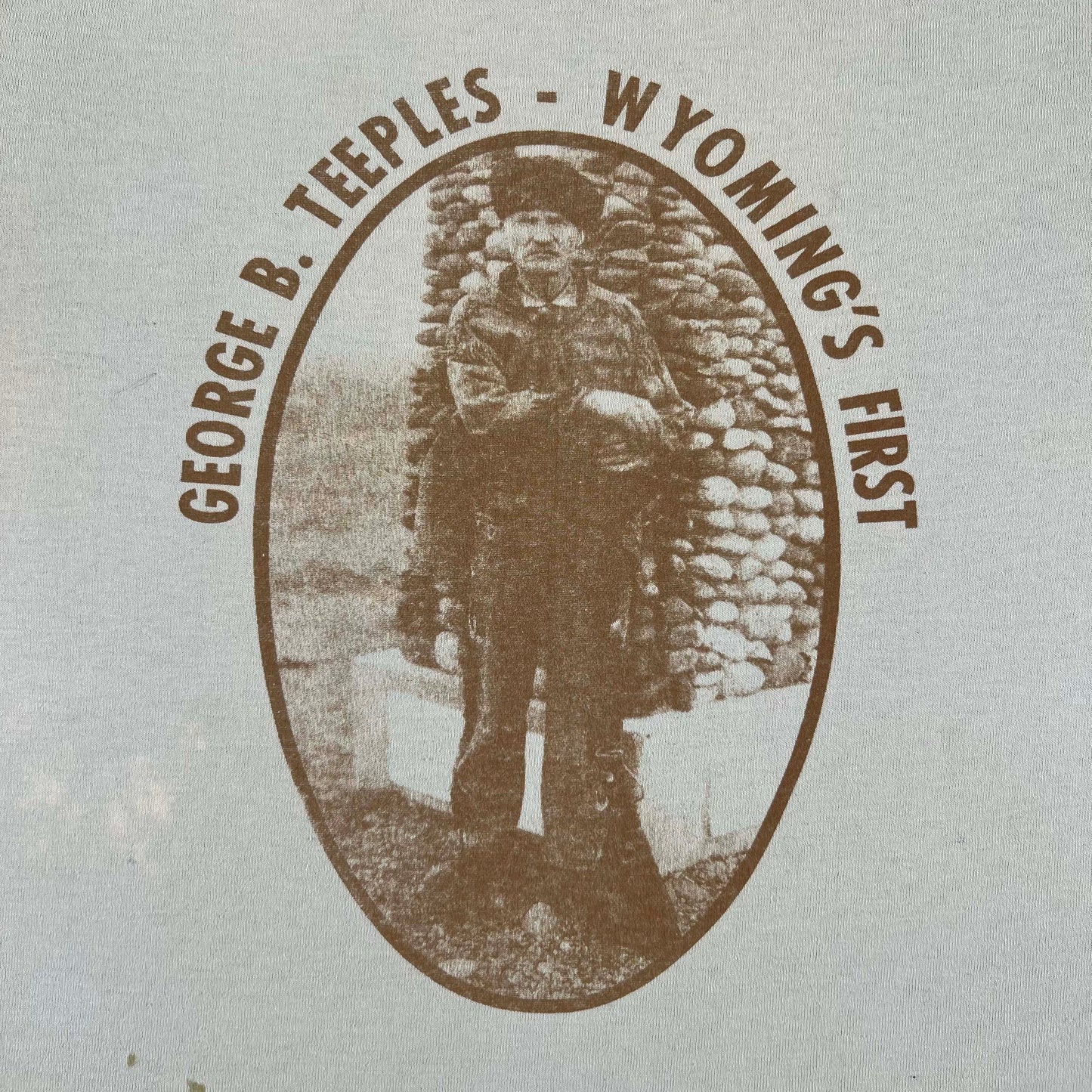 80s George B. Teeples Wyoming Tee- XS