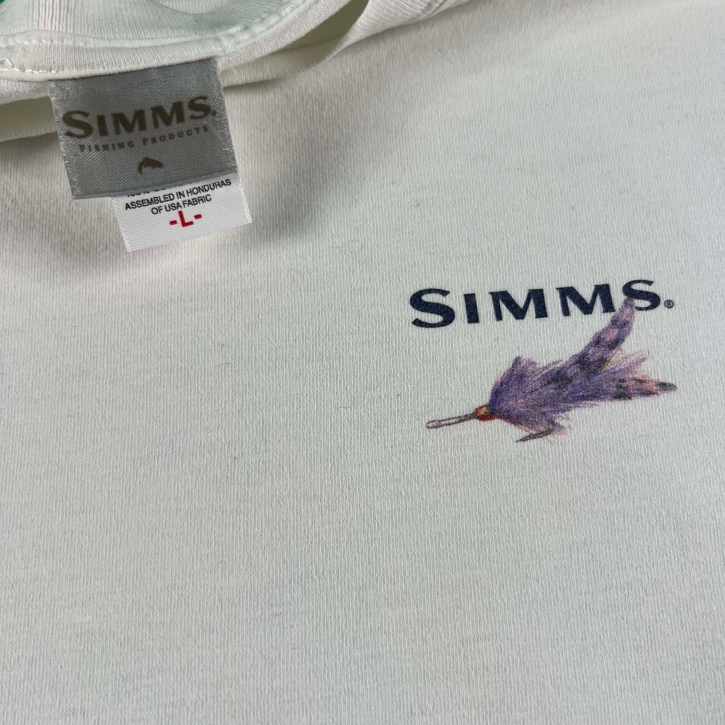 00s Simms Tarpon Fly Fishing Long Sleeve Tee- L