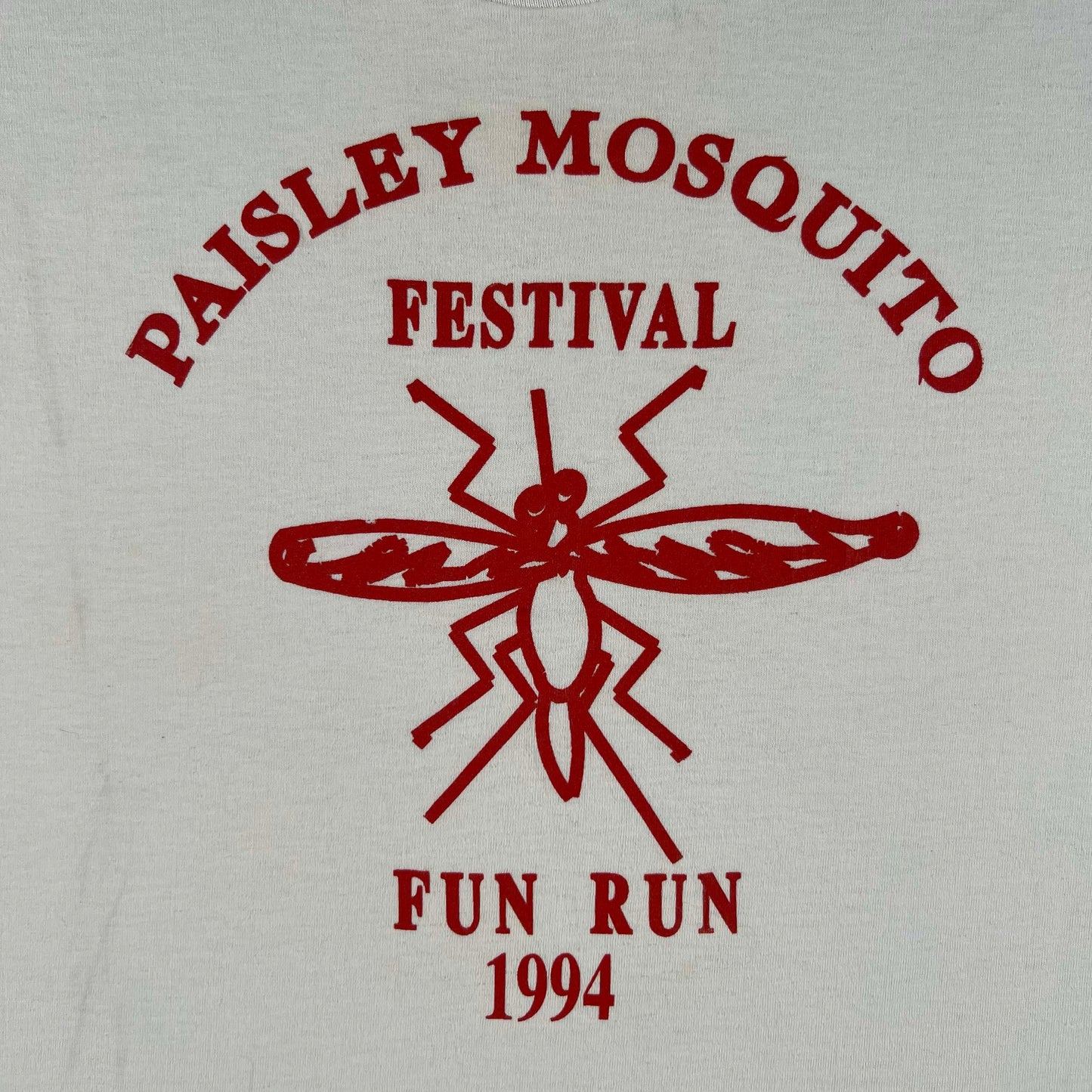 90s Paisley Mosquito Festival Tee- L