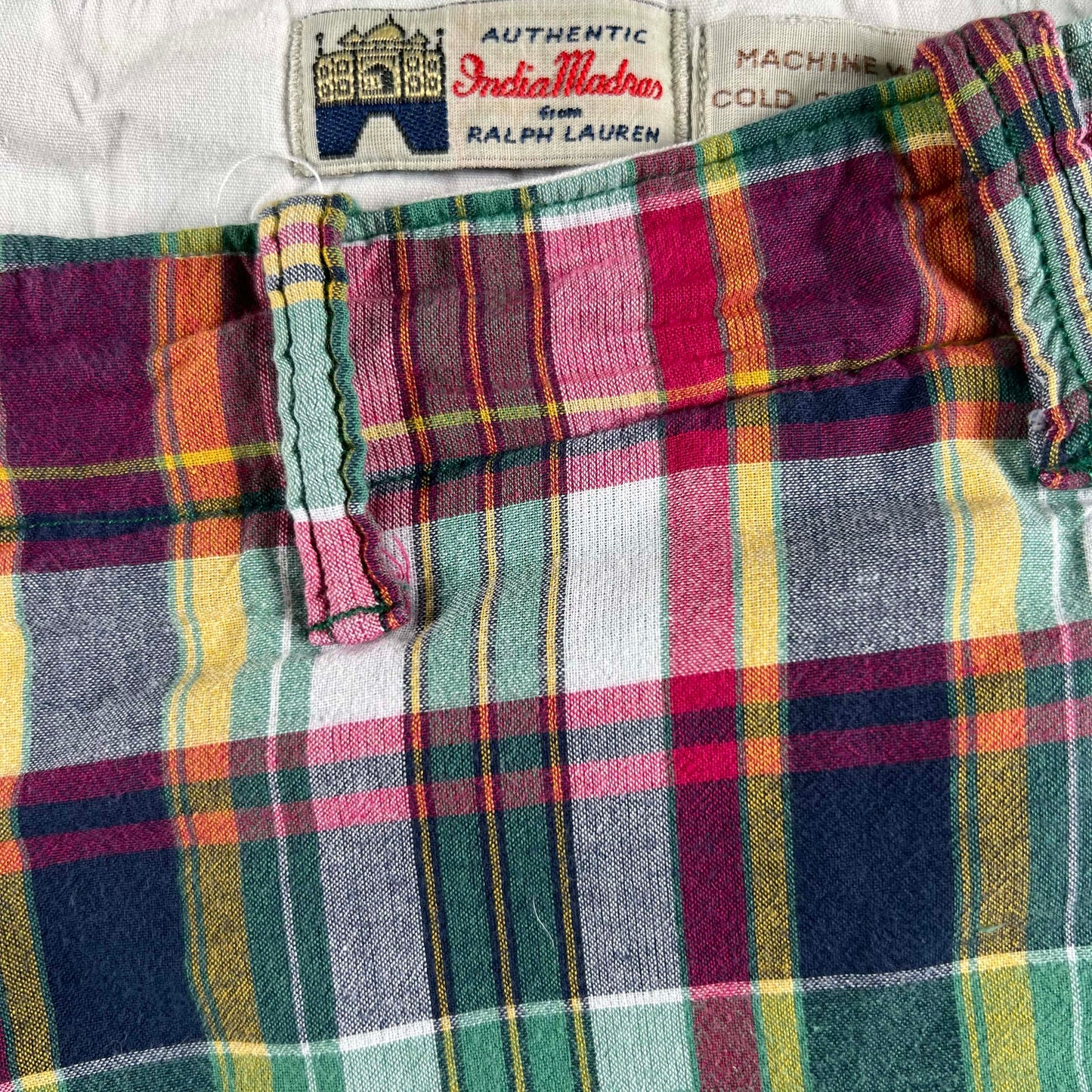 Polo Ralph Lauren Madras Plaid Shorts- SELECT PAIR