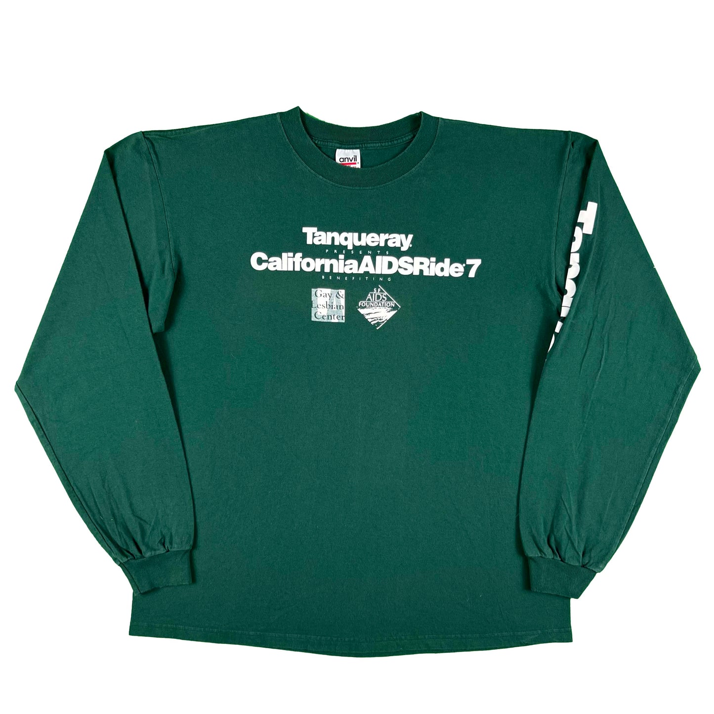 90s CaliforniaAIDSRide Long Sleeve Tee- XL