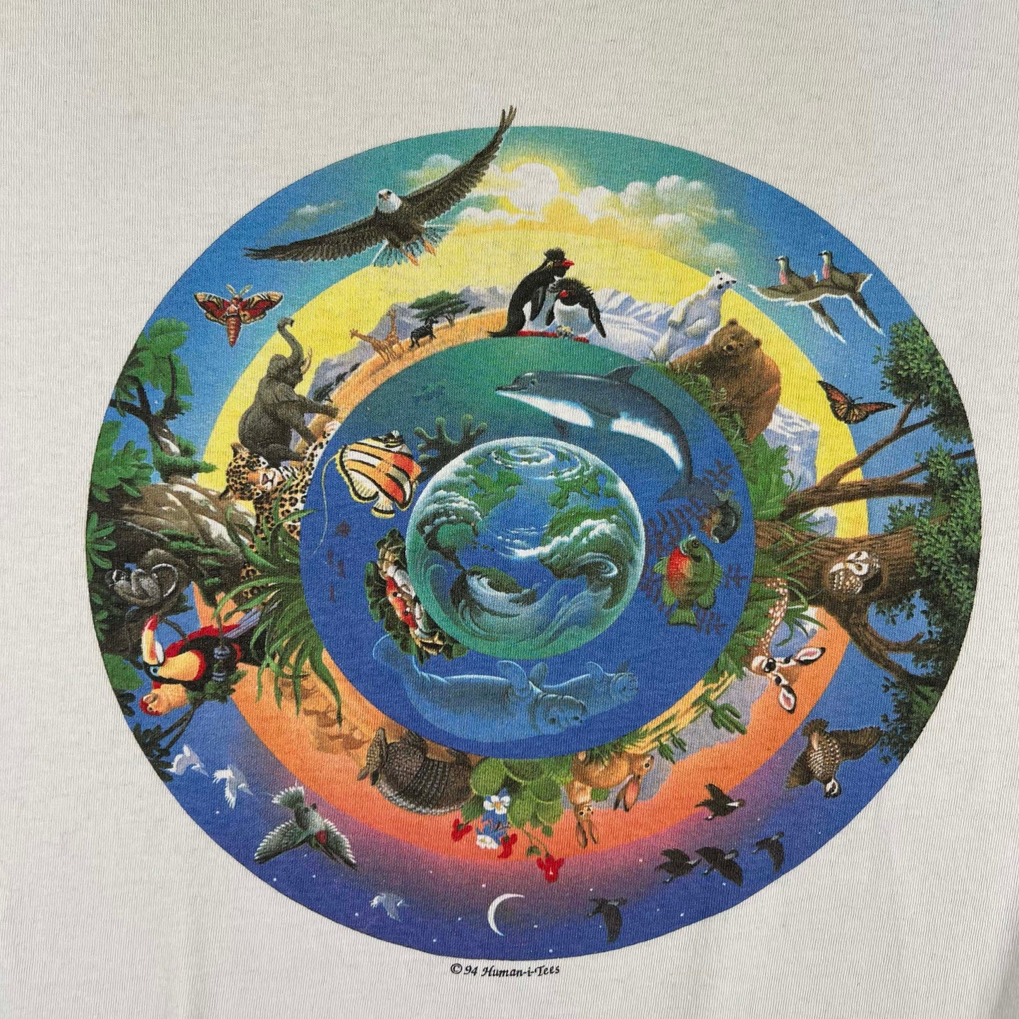 90s Earth's Ecosystems Long Sleeve Tee- XL