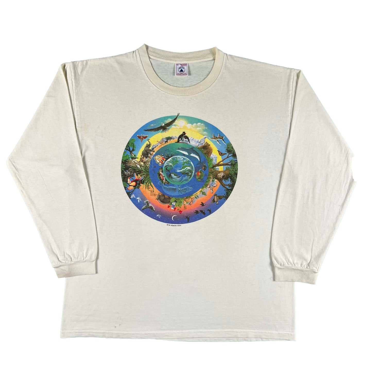 90s Earth's Ecosystems Long Sleeve Tee- XL