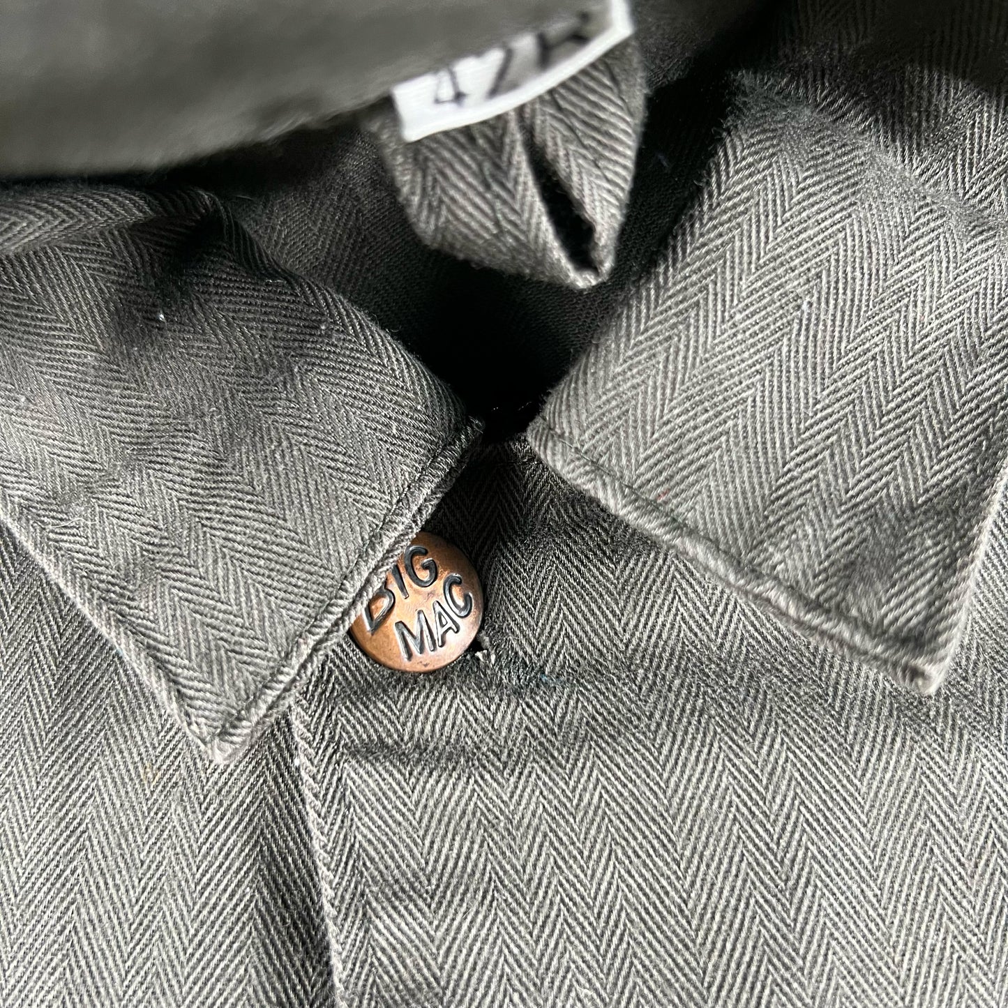 60s Big Mac Dark Grey Coveralls- Large