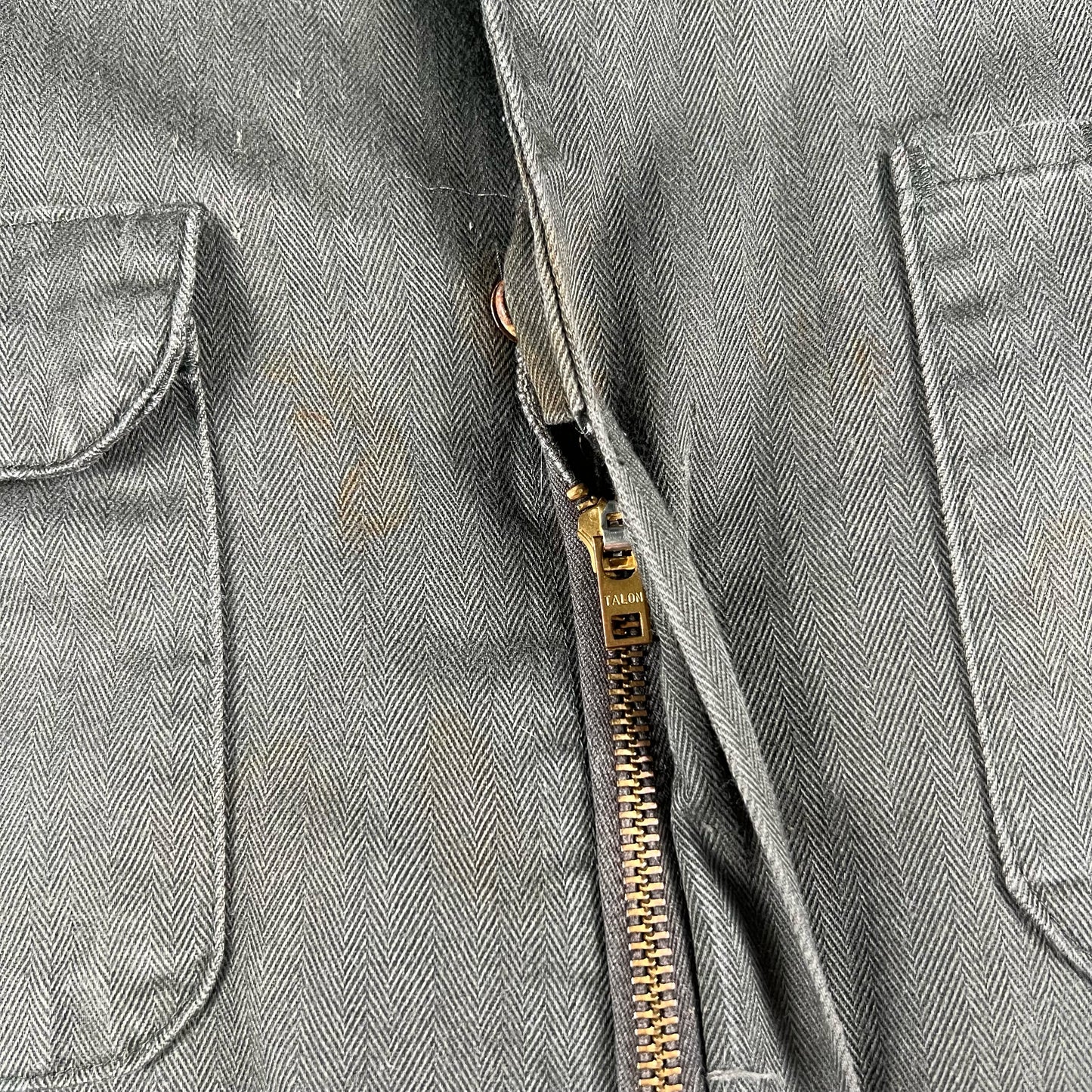 60s Big Mac Dark Grey Coveralls- Large