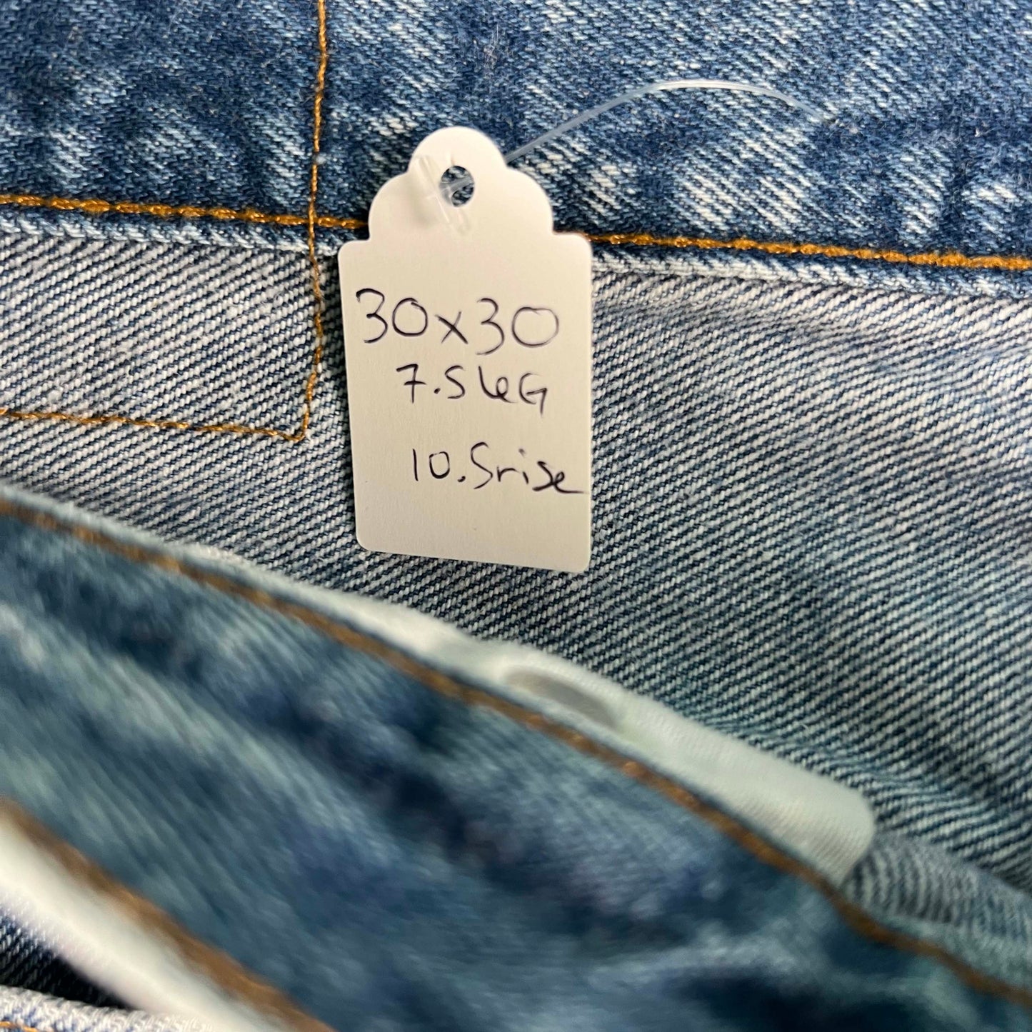 80s Well Worn & Faded Levi's 501 Denim- 30x30