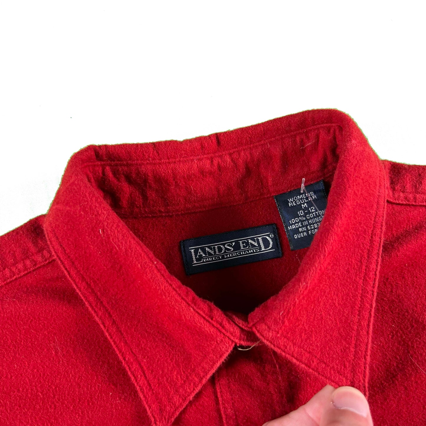 Vintage Lands' End 100% Cotton Chamois Shirts- SELECT SHIRT