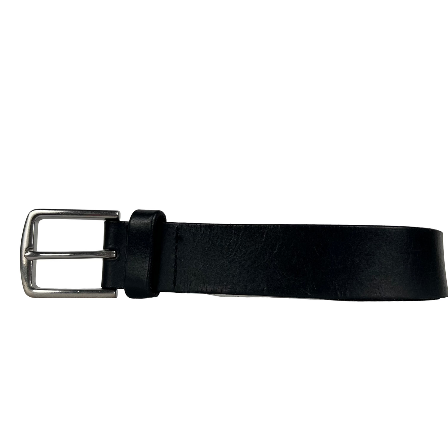 90s Gap Black Leather Belt- 32"-36"