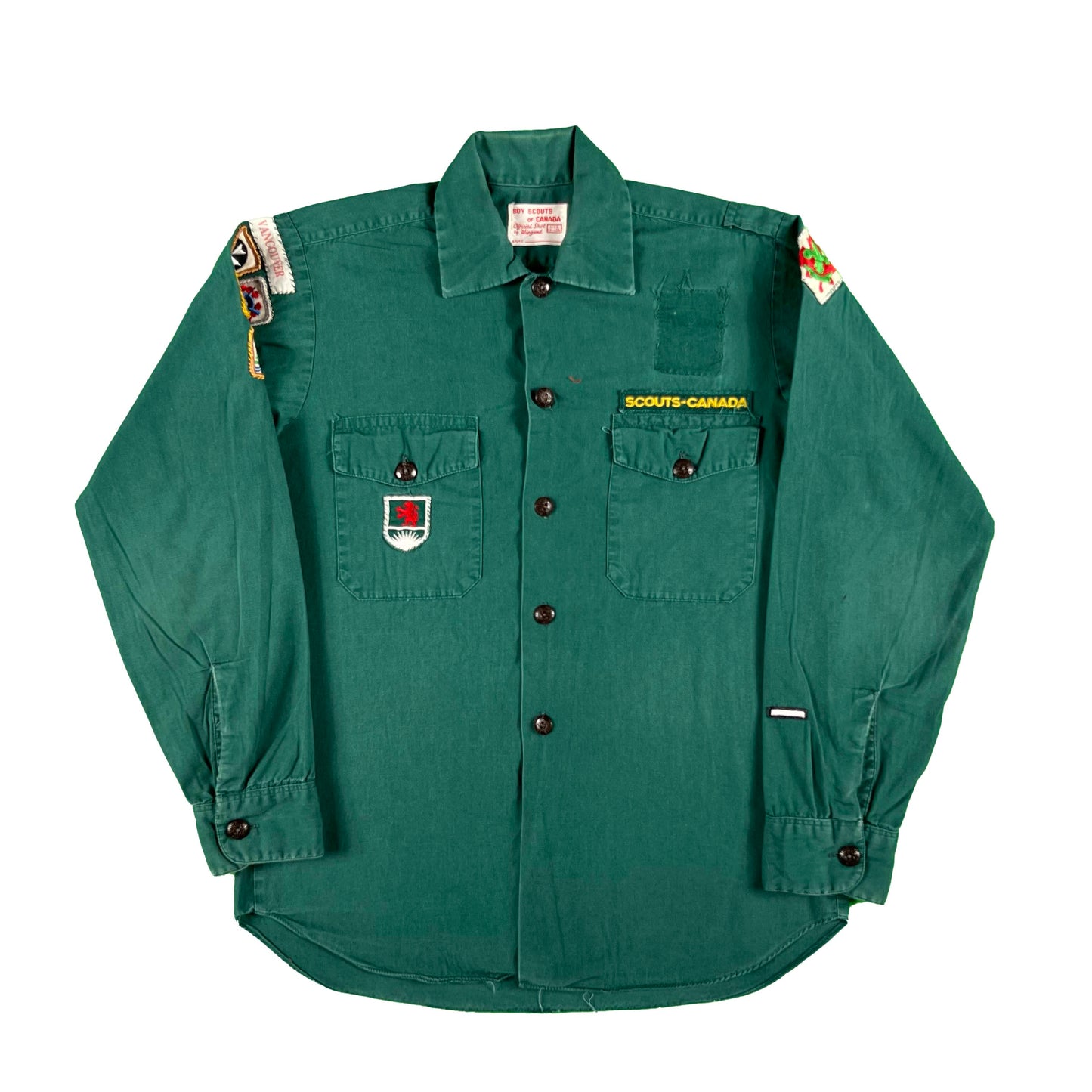 60s Boy Scouts of Canada Uniform Shirt- XS