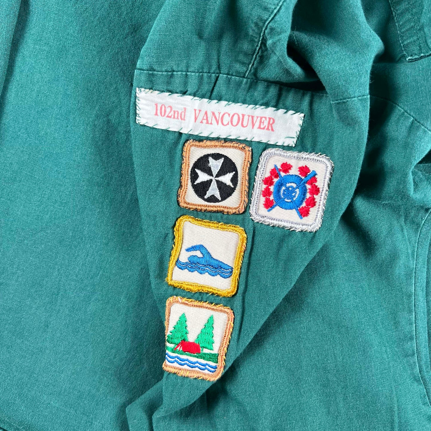 60s Boy Scouts of Canada Uniform Shirt- XS