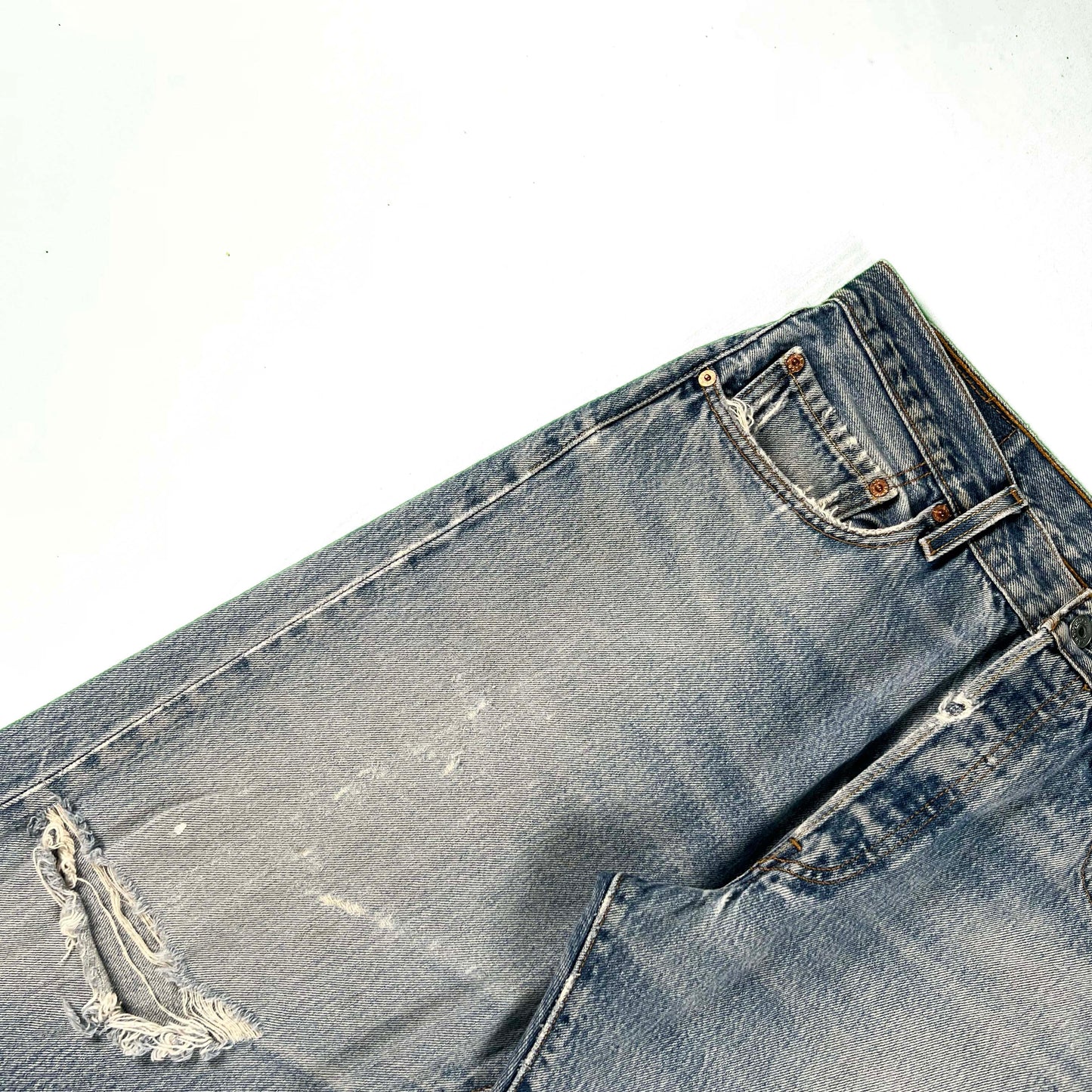90s Perfectly Worn Levi's 501 Denim- 33x30.5