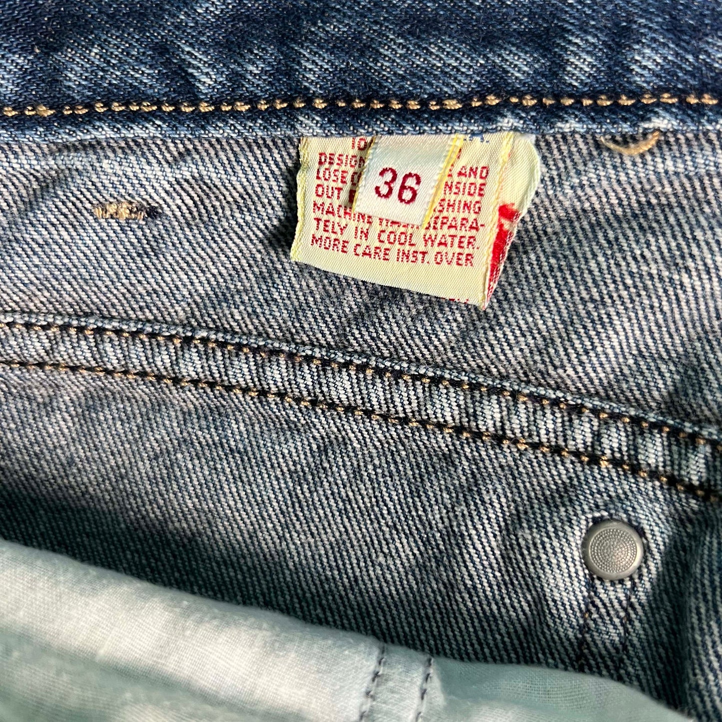 80s Calvin Klein Dark Wash Denim- 34x30.5
