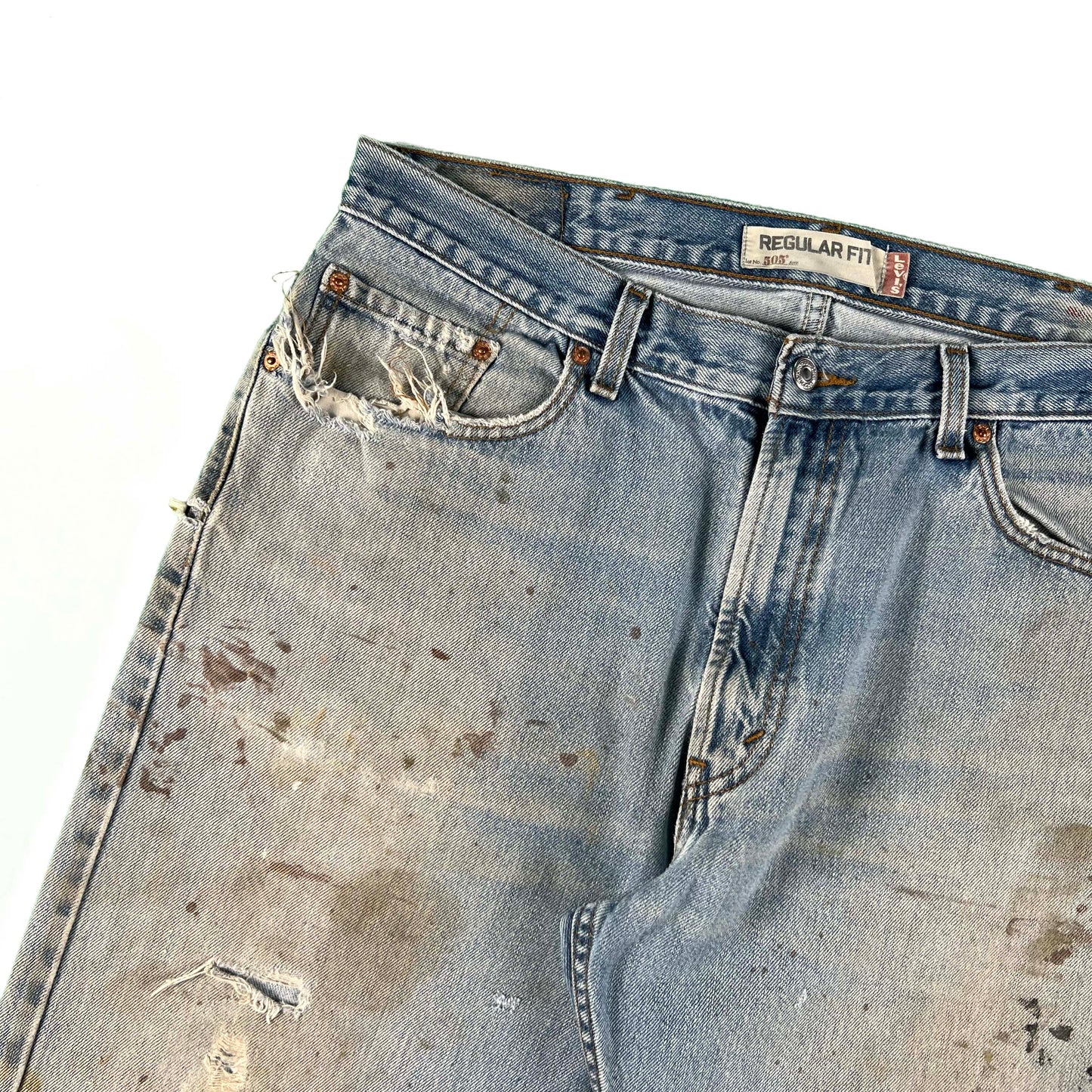00s Levi's 505 Painter Denim- 36x29